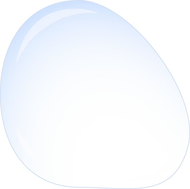 Bubble transparent, water drop